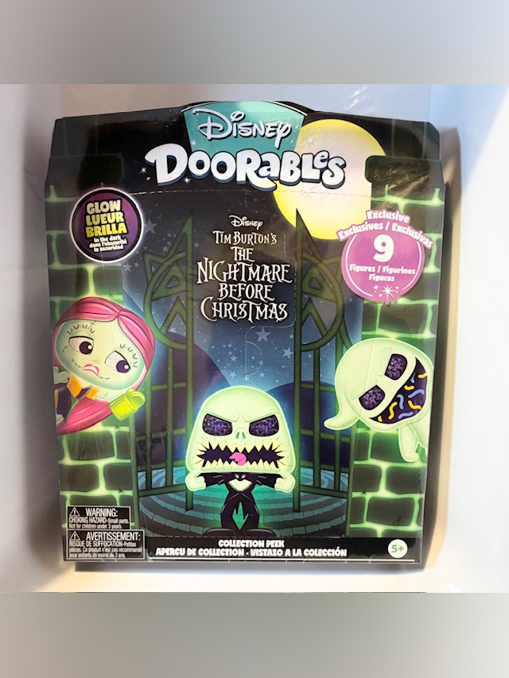 Disney Doorables Nightmare Before Christmas Glow Peek (SEALED)